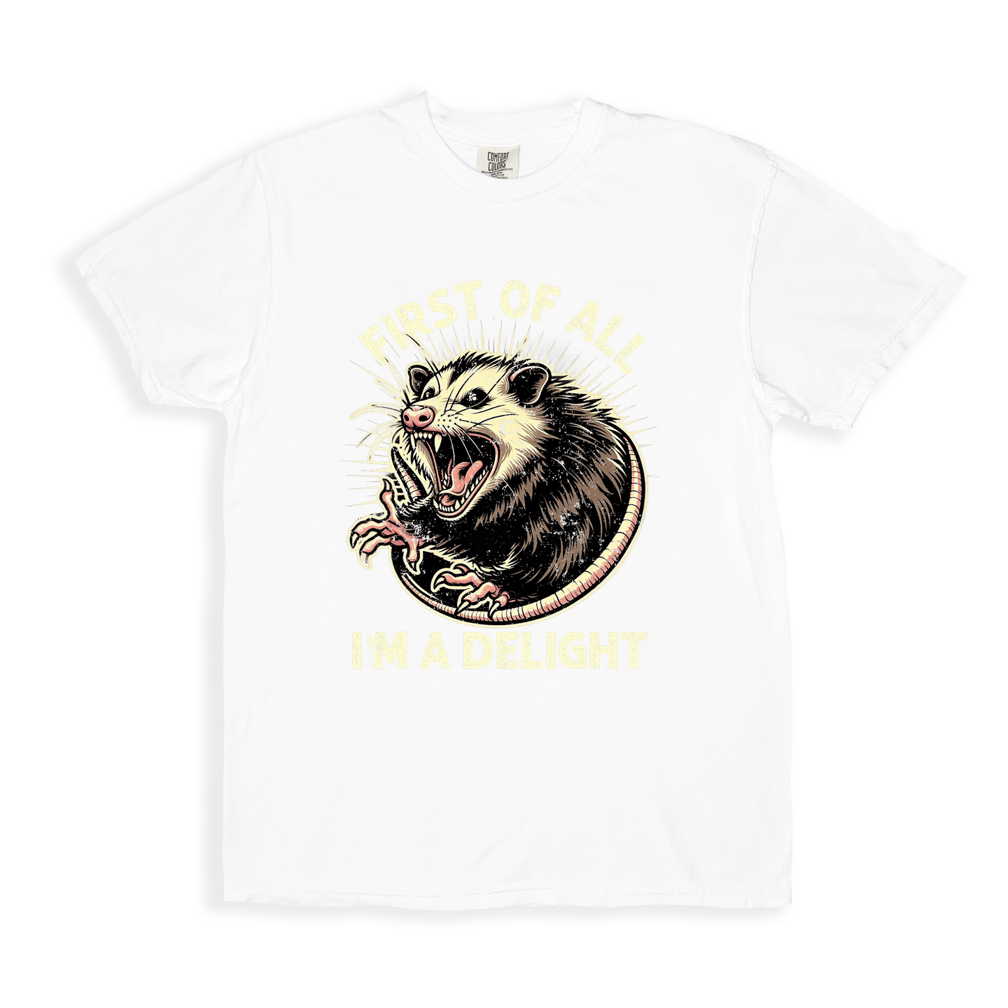 First Of All I_m A Delight 4 T-shirt - White
