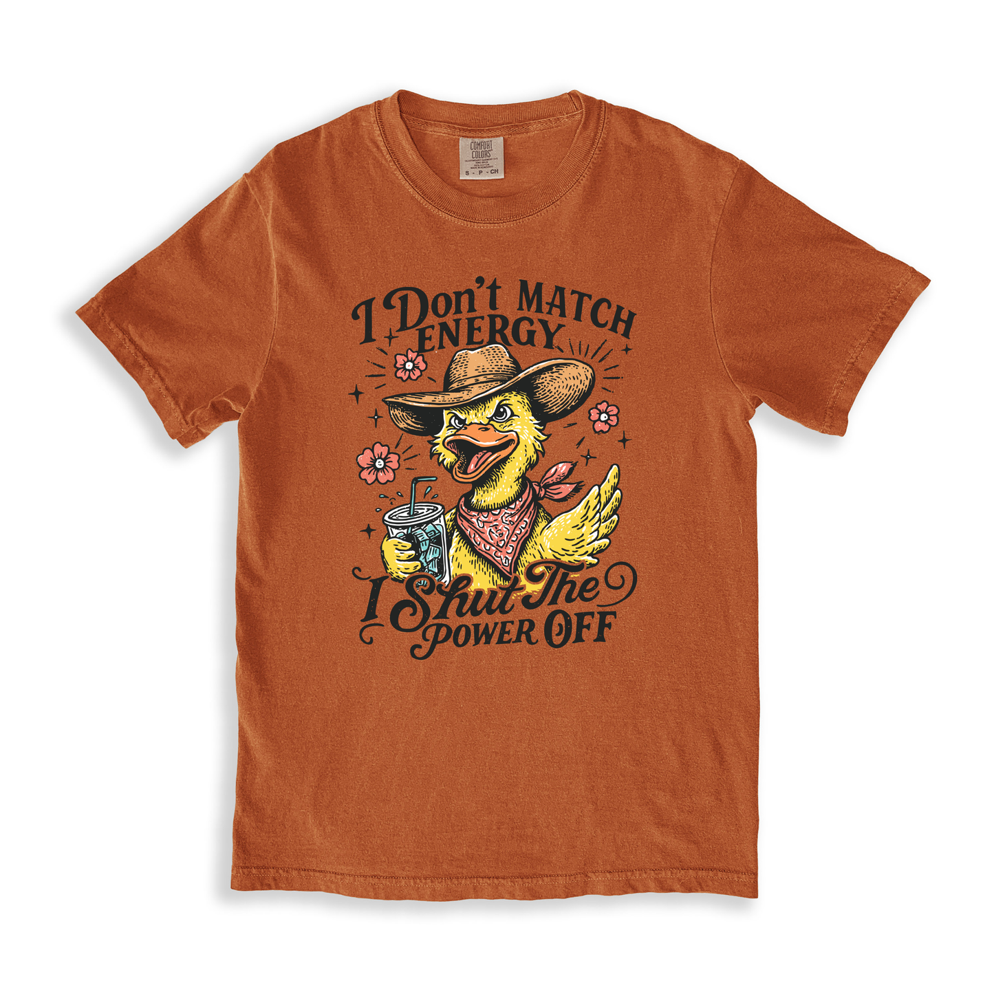 I Don_t Match Energy T-shirt - Yam