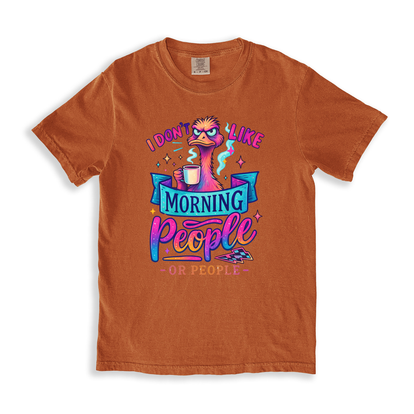 I Dont Like Morning Peopne T-shirt T-shirt - Yam
