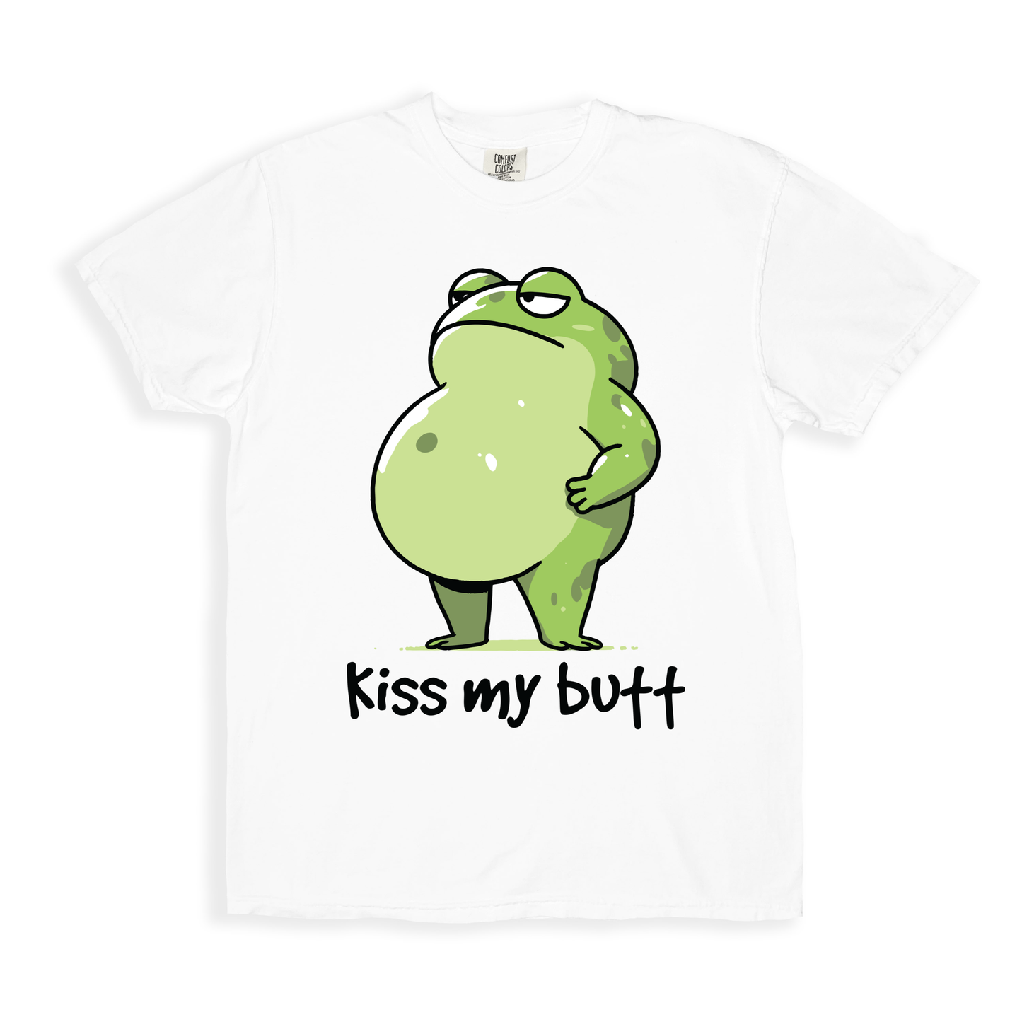 Kiss My Butt T-shirt - White