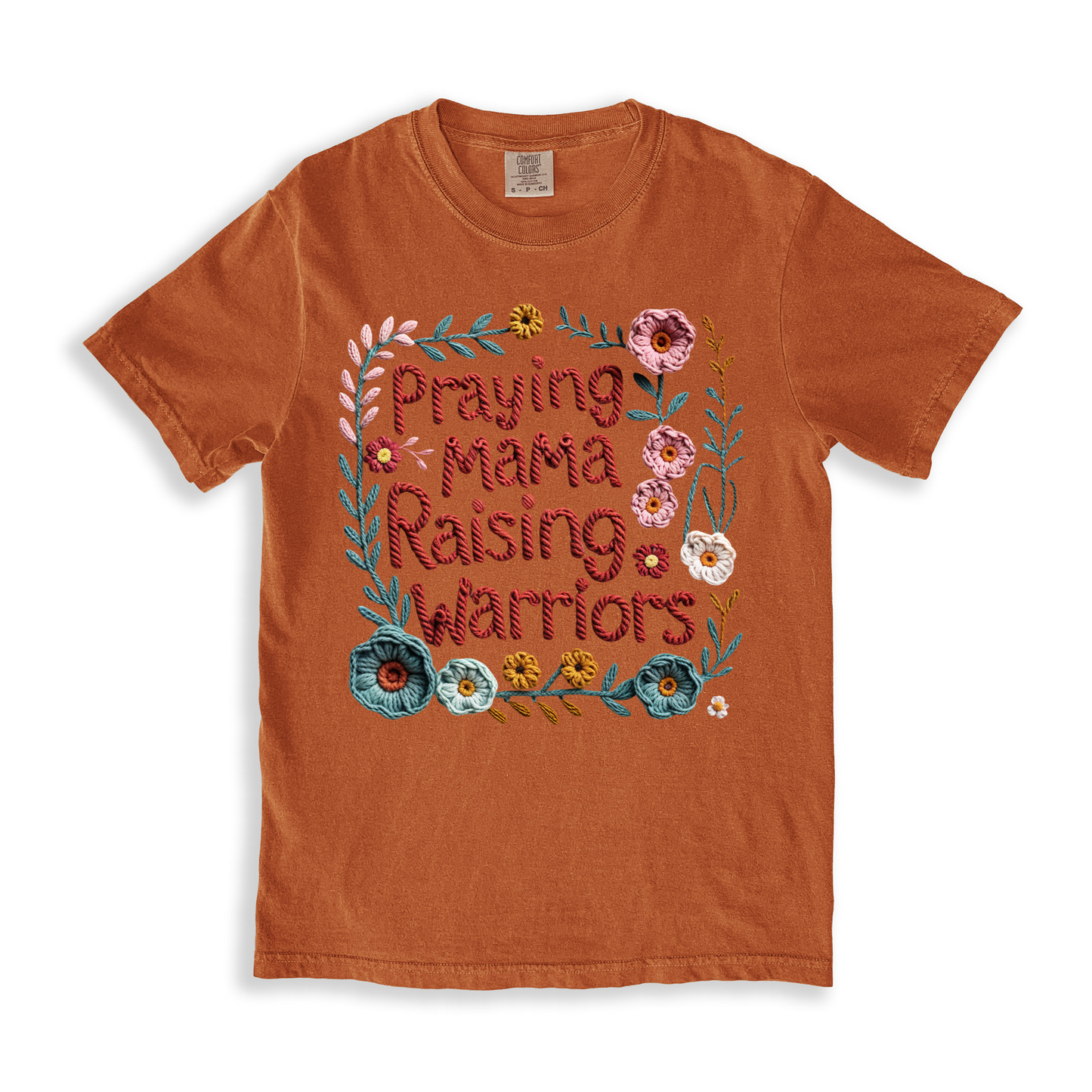 Praying Mama Raising Warriors(1) T-shirt - Yam