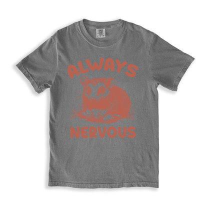 Always Nervous T-shirt - Grey