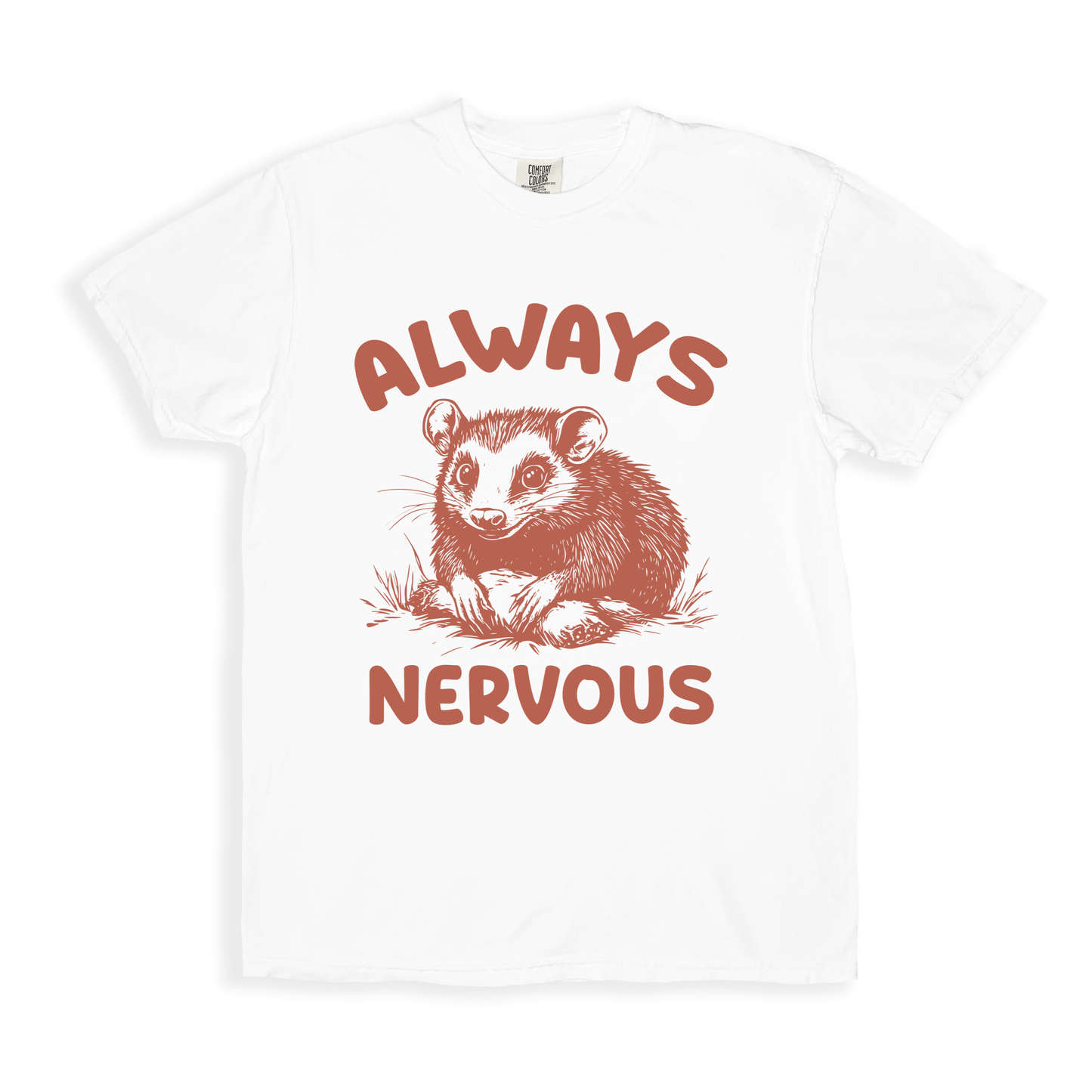 Always Nervous T-shirt - White