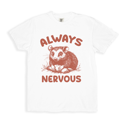 Always Nervous T-shirt - White