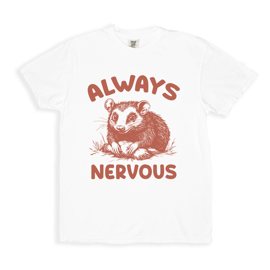 Always Nervous T-shirt - White