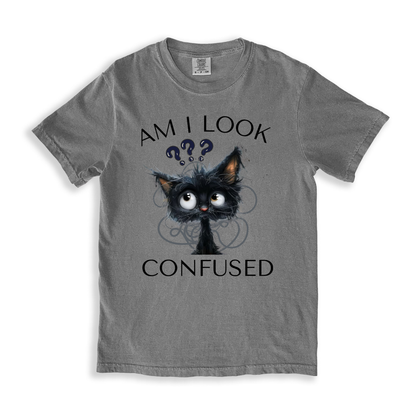 Am I Look Confused T-shirt - Grey