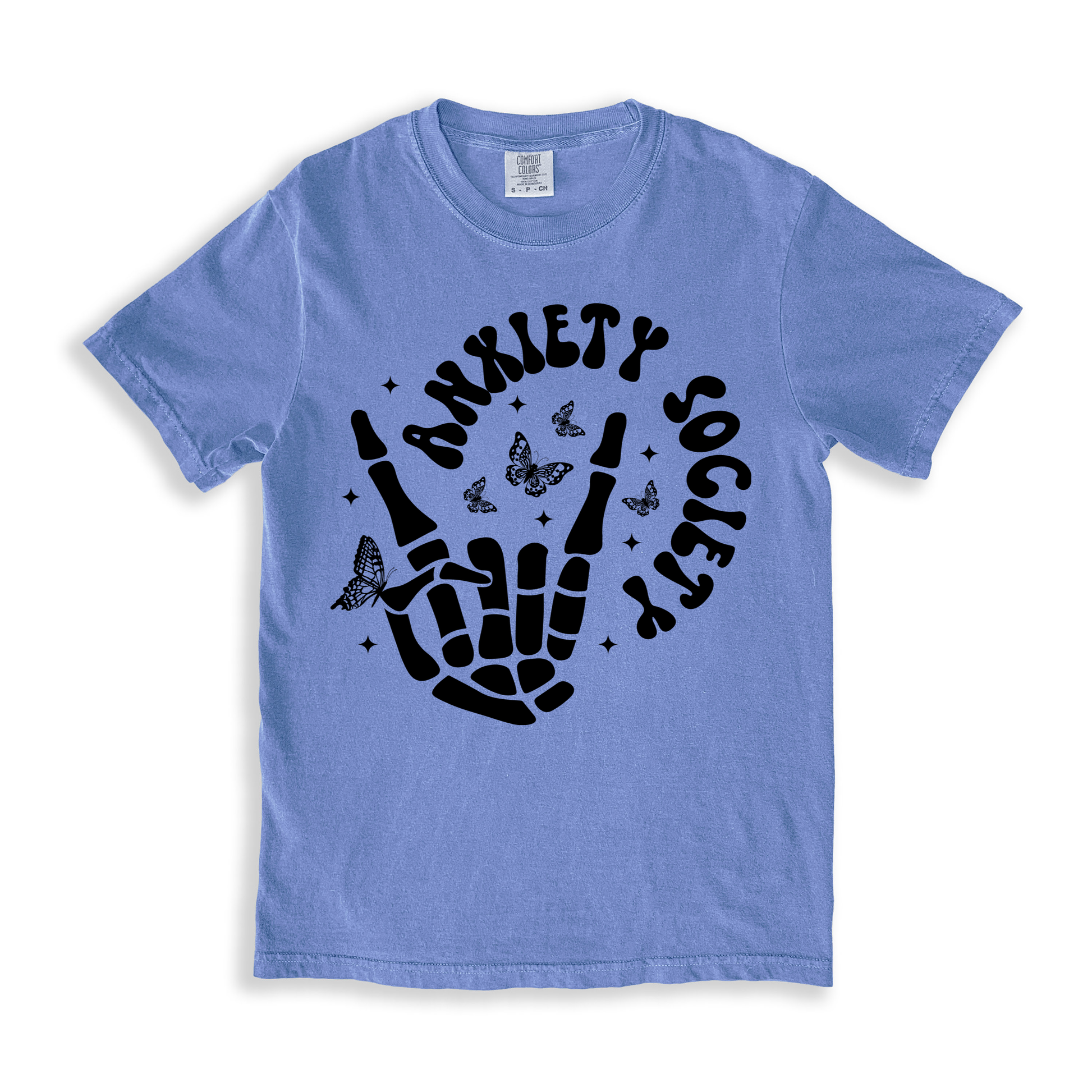 Anxiety Society T-shirt - BlueJean