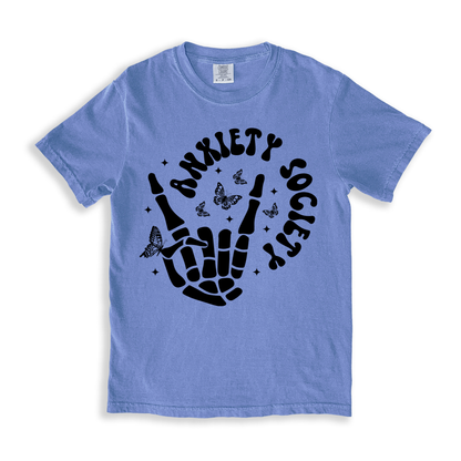 Anxiety Society T-shirt - BlueJean