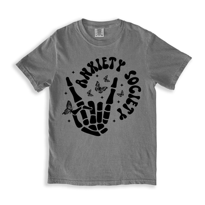 Anxiety Society T-shirt - Grey