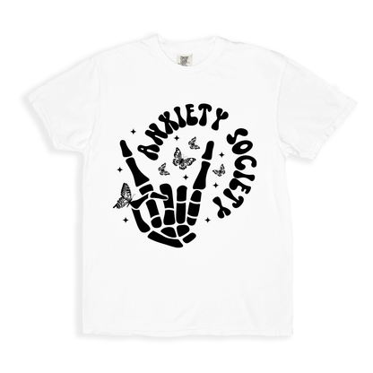 Anxiety Society T-shirt - White