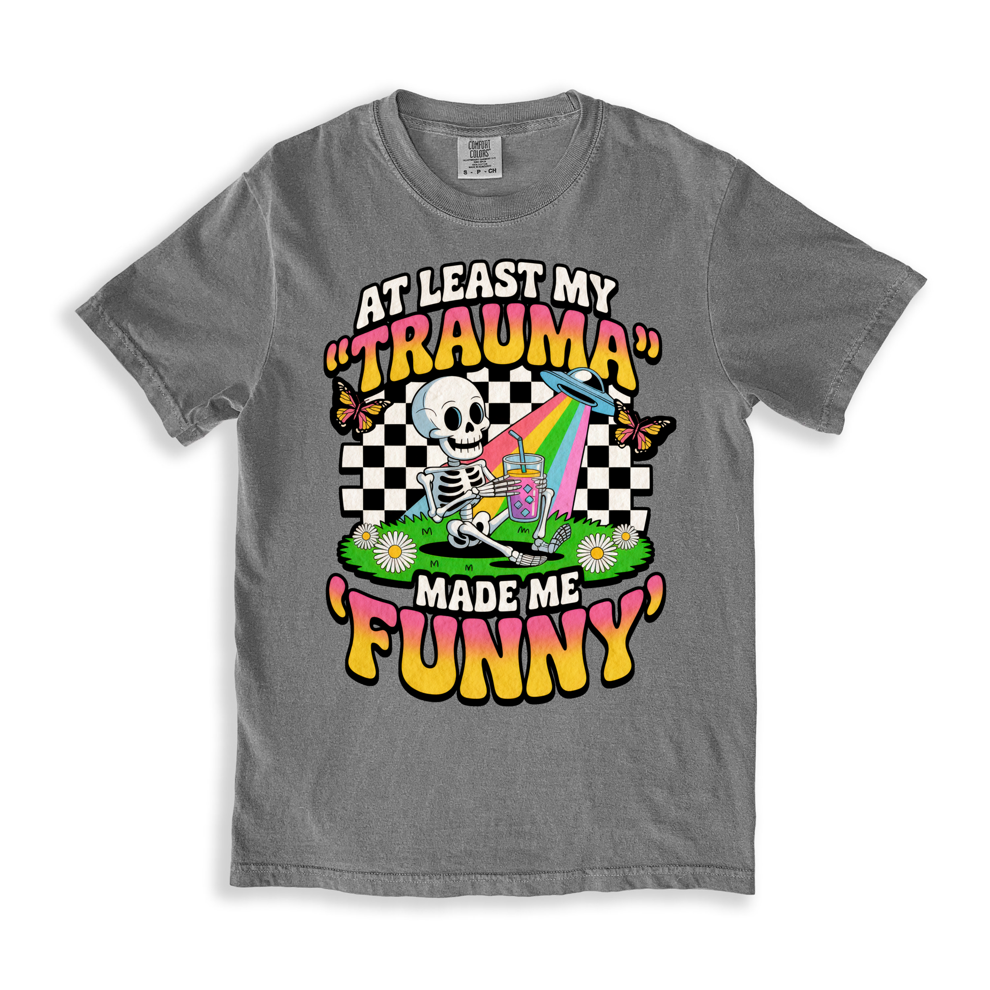At Least My Trauma T-shirt - Grey
