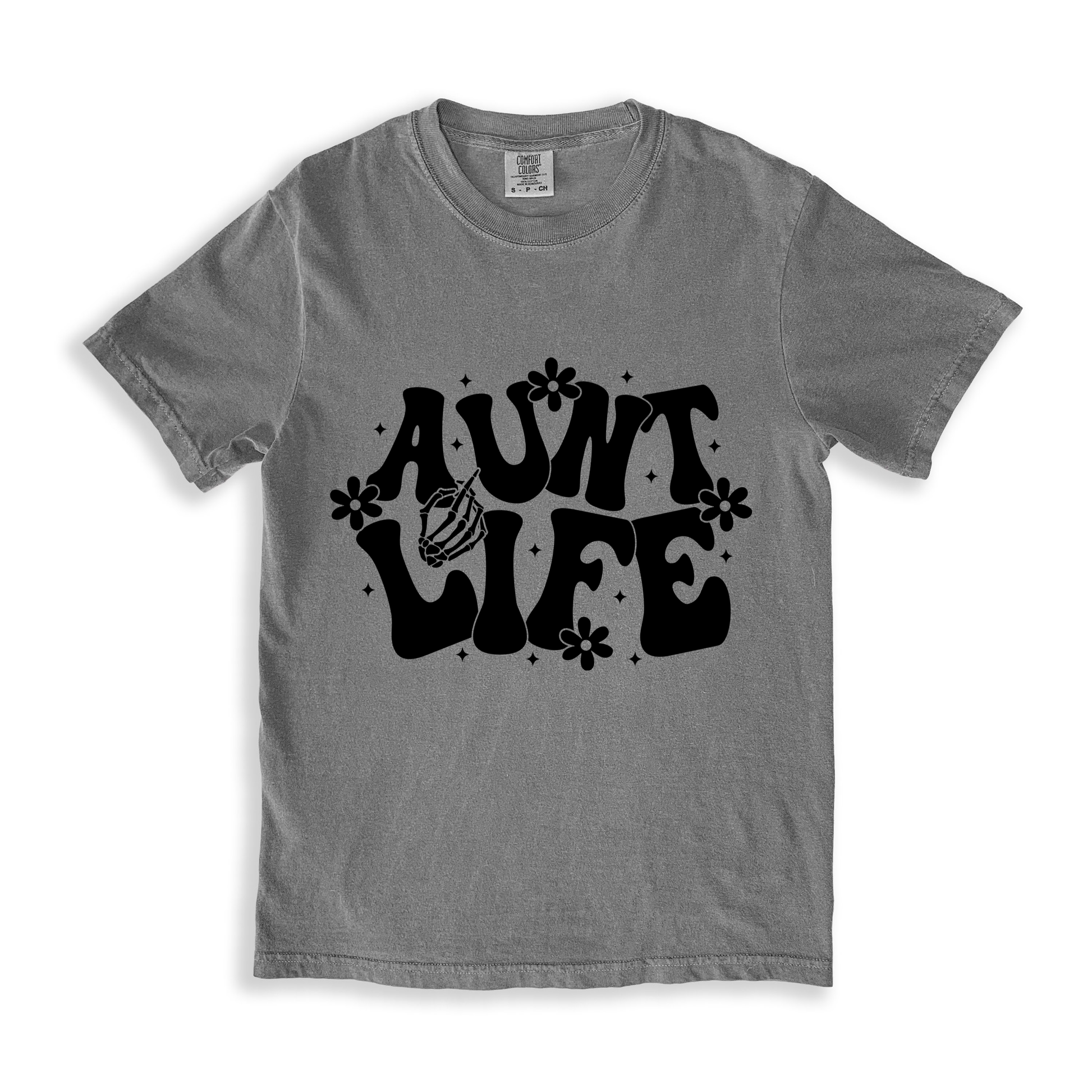 Aunt Life T-shirt - Grey