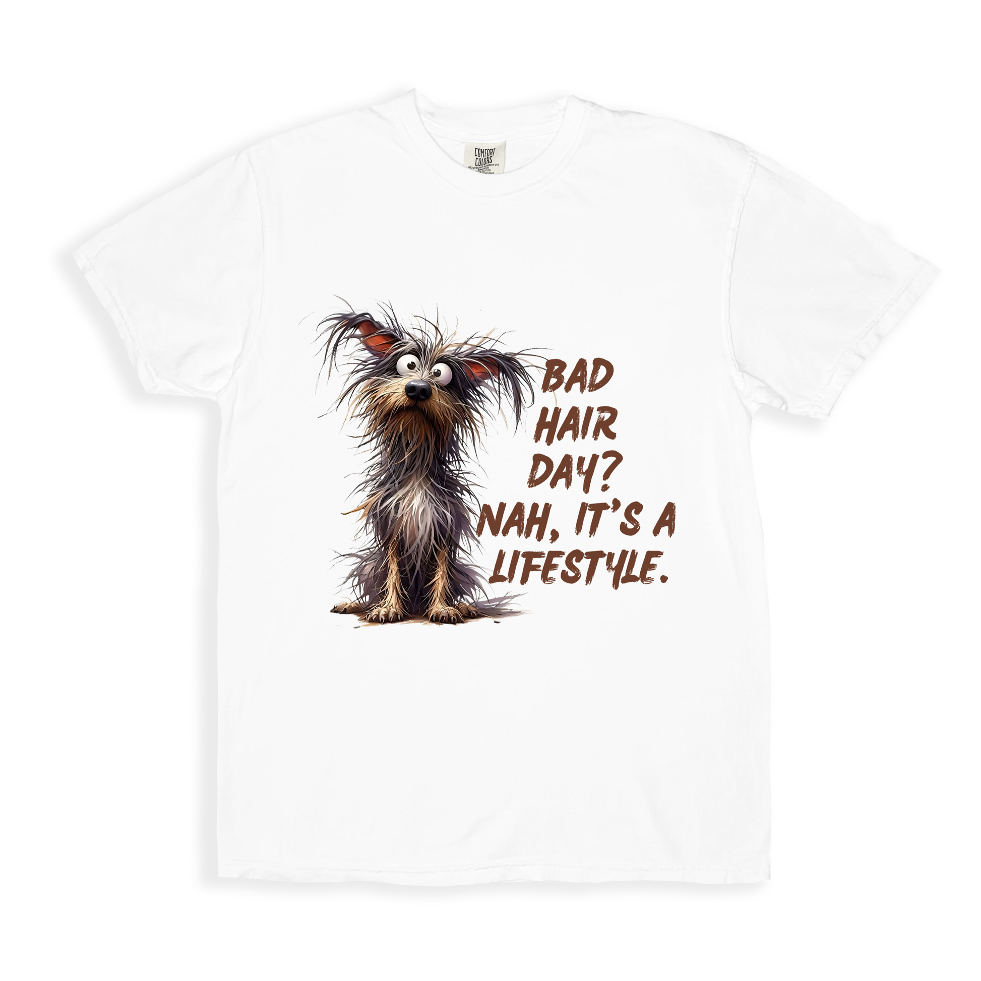 Bad Hair Day T-shirt - White