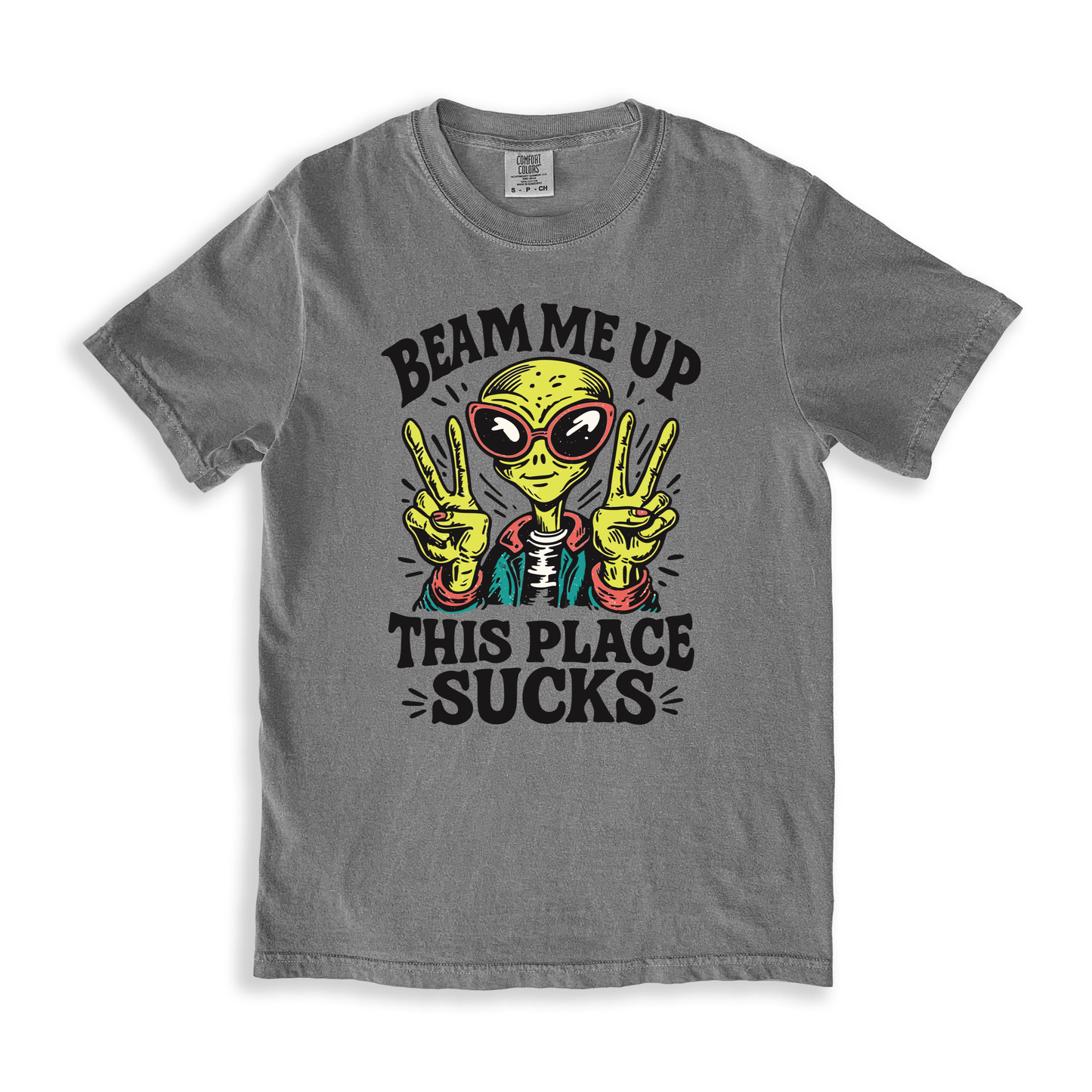 Beam Me Up T-shirt - Grey