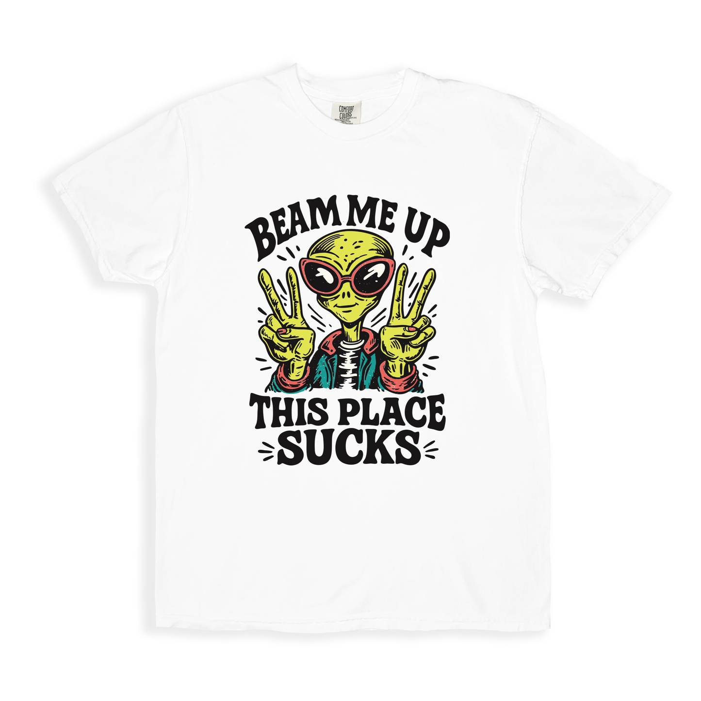 Beam Me Up T-shirt - White