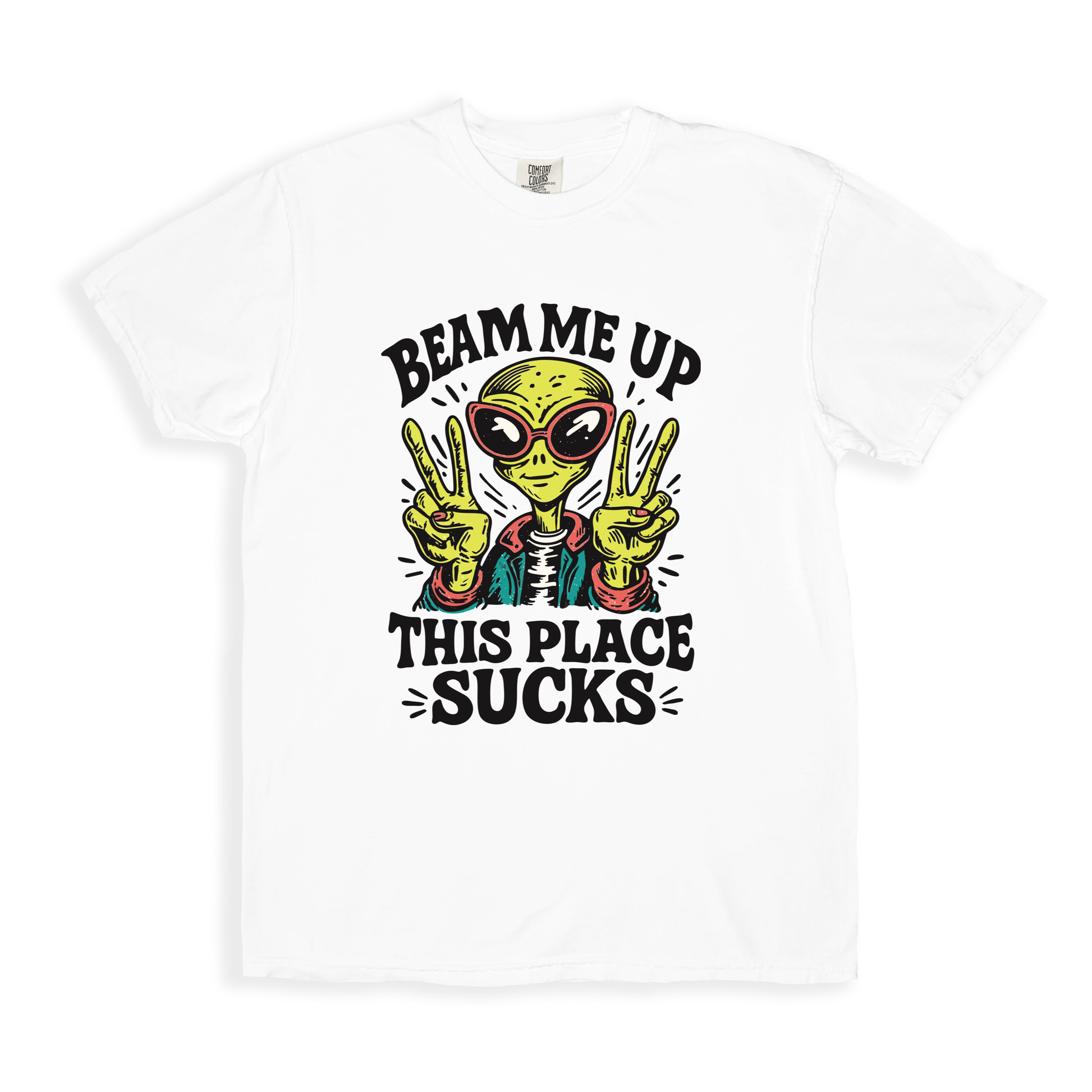 Beam Me Up T-shirt - White