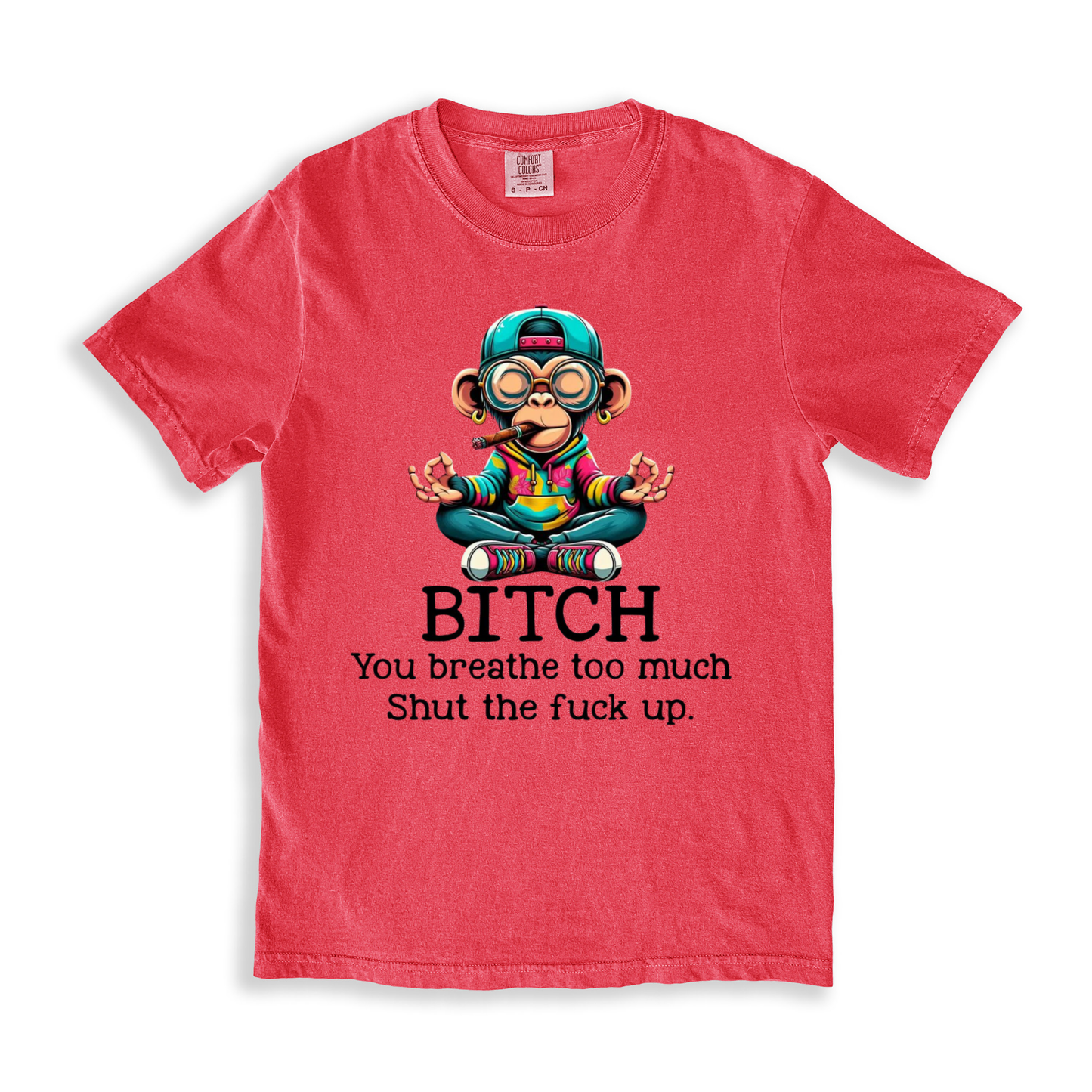 Bitch You Breathe Too Much Shut The Fuck Up T-shirt - Watermelon