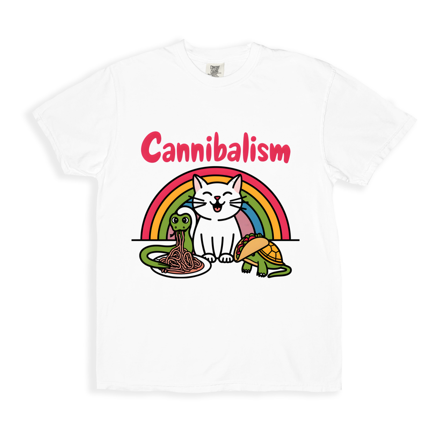 Cannibalism T-shirt - White