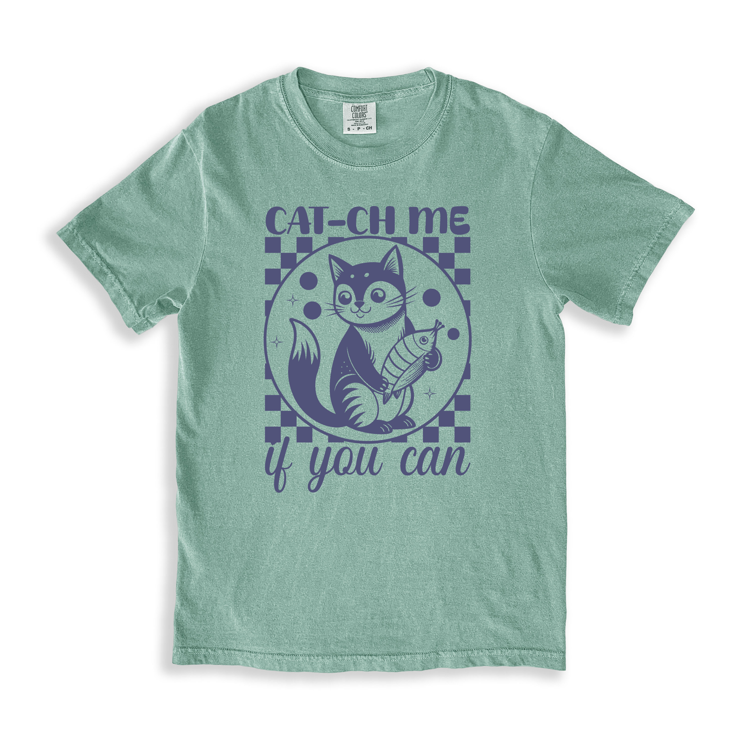 Cat-ch Me If You Can T-shirt - Bay