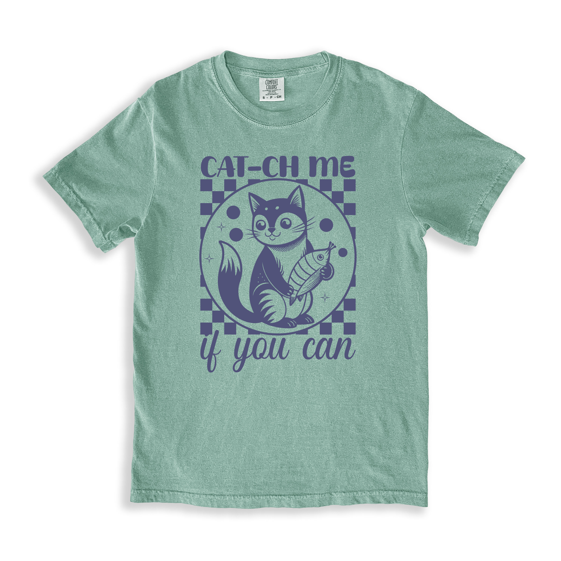 Cat-ch Me If You Can T-shirt - Bay