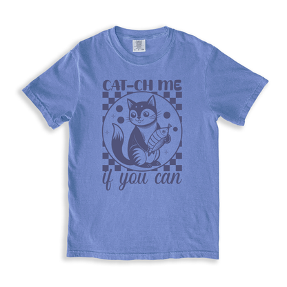 Cat-ch Me If You Can T-shirt - BlueJean