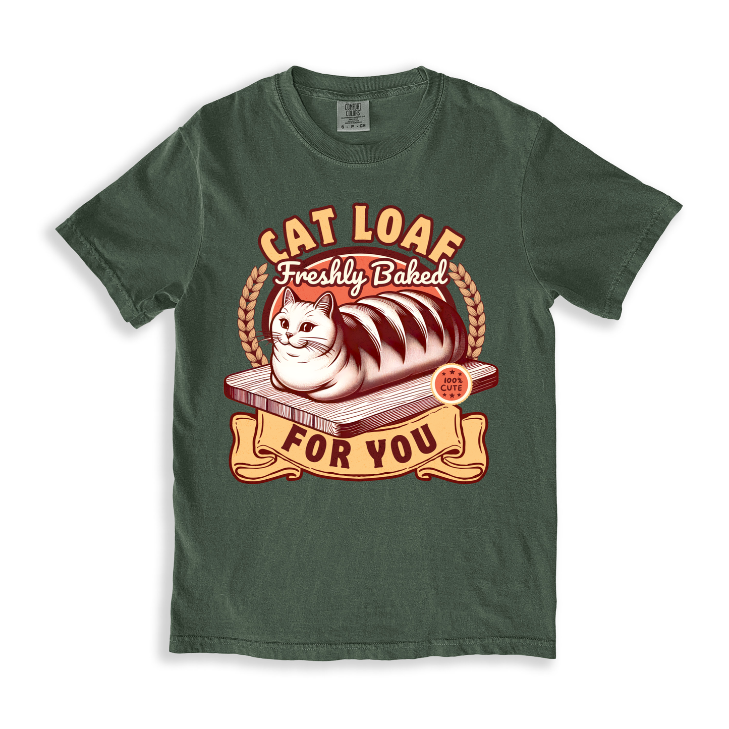 Cat Loaf Freshly Baked For You T-shirt