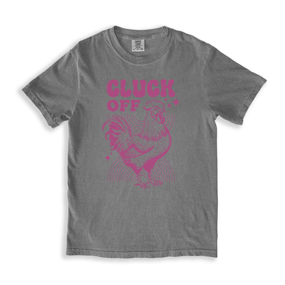 Cluck Off T-shirt - Grey