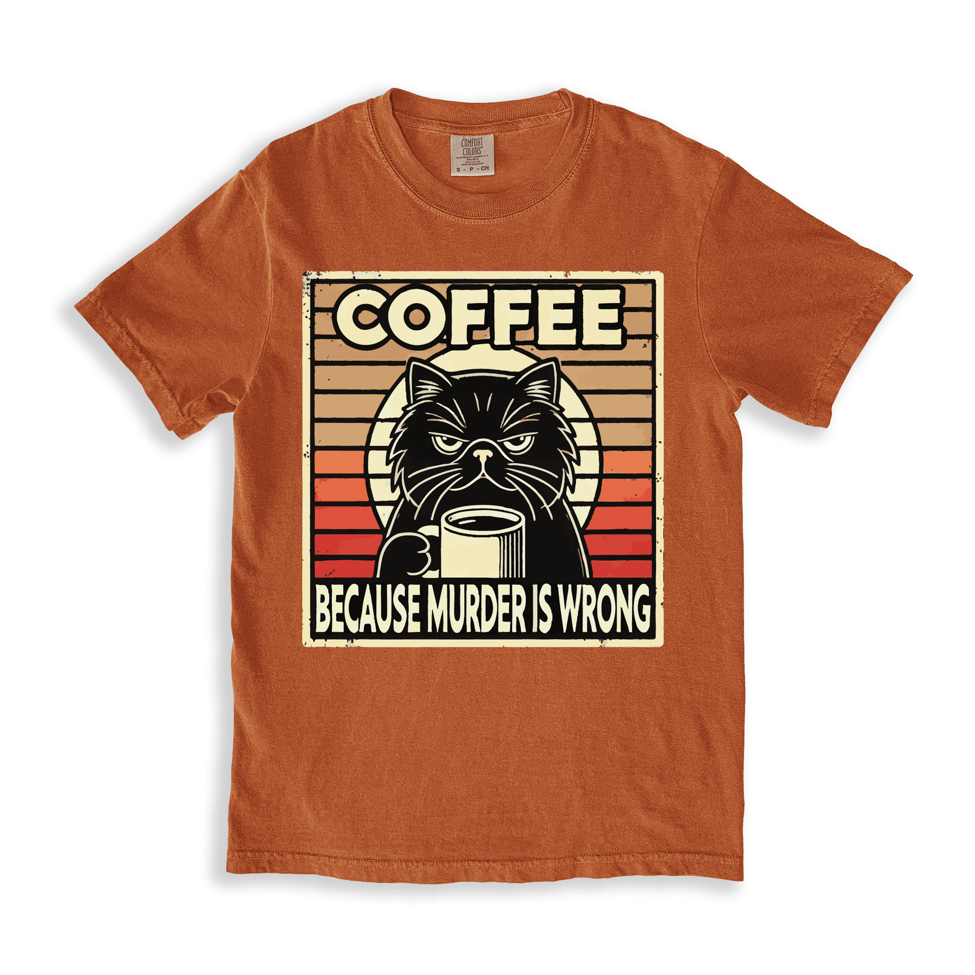 Coffee Because Murder Is Wrong T-shirt - Yam