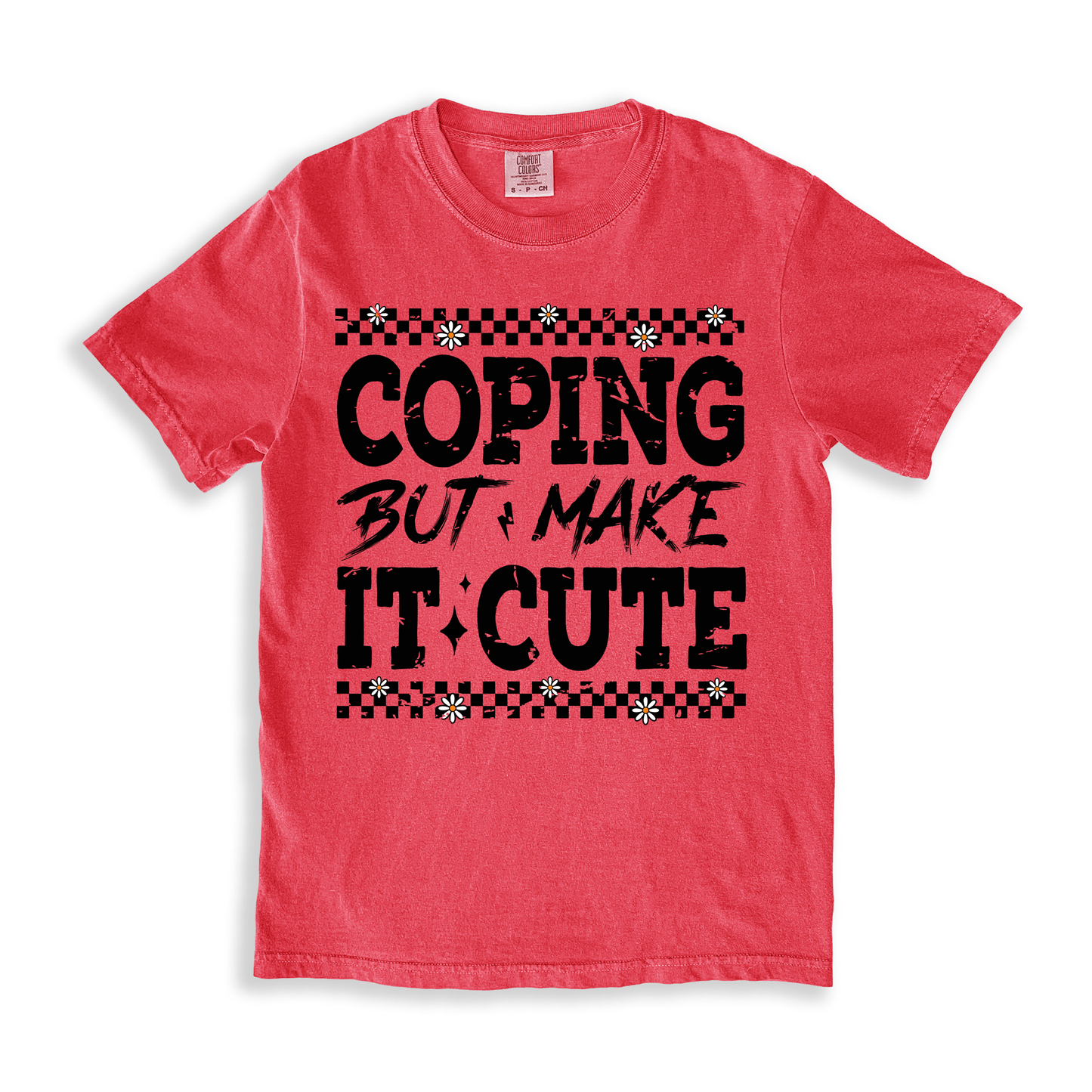 Coping But Make It Cute T-shirt - Watermelon
