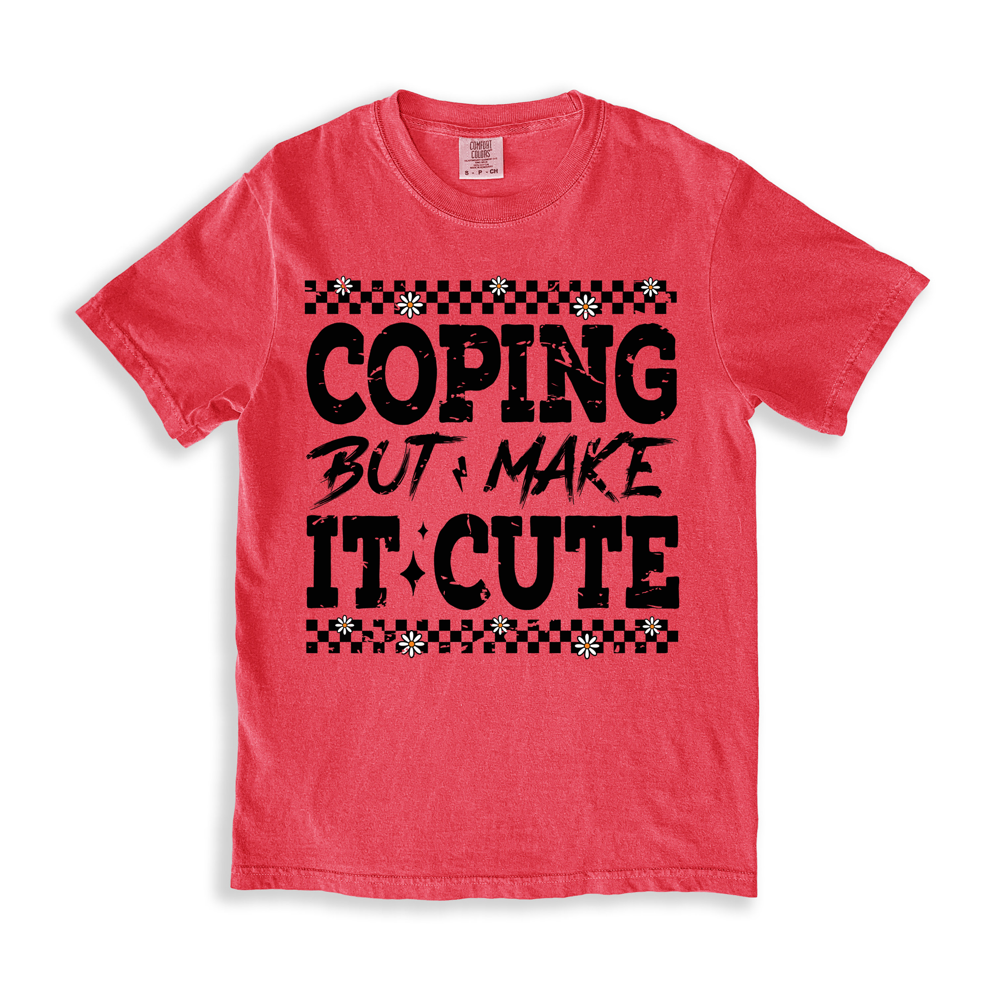 Coping But Make It Cute T-shirt - Watermelon