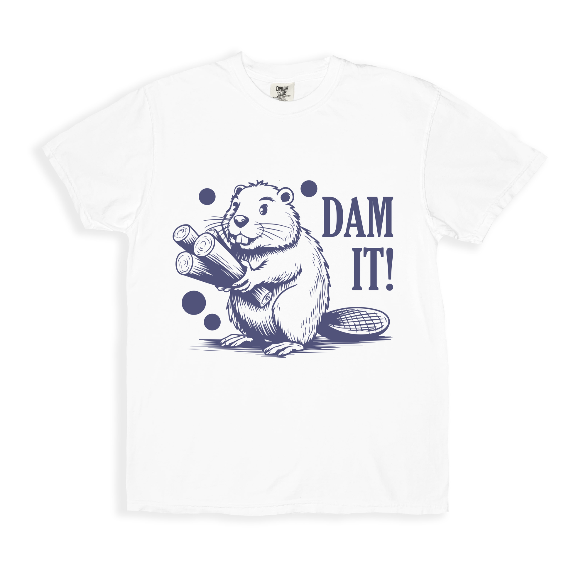 Dam It 3 T-shirt - White