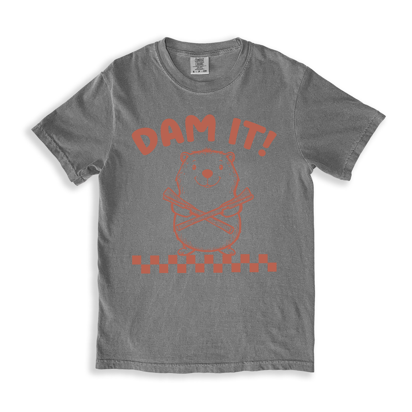Dam It 4 T-shirt - Grey