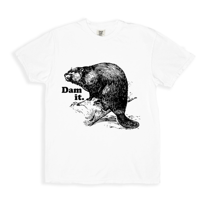 Dam It T-shirt - White