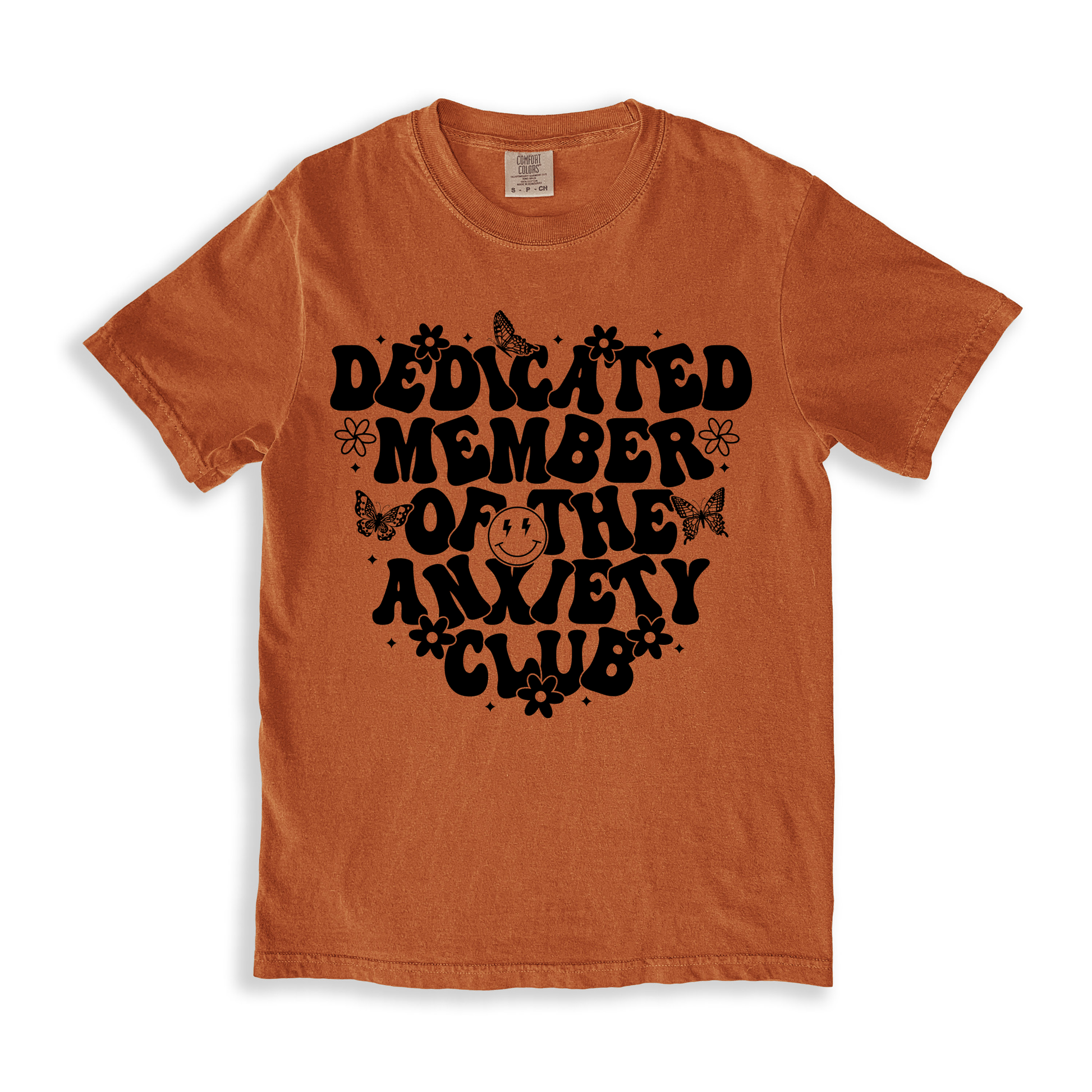Dedicated Member Of The Anxiety Club 2 T-shirt - Yam
