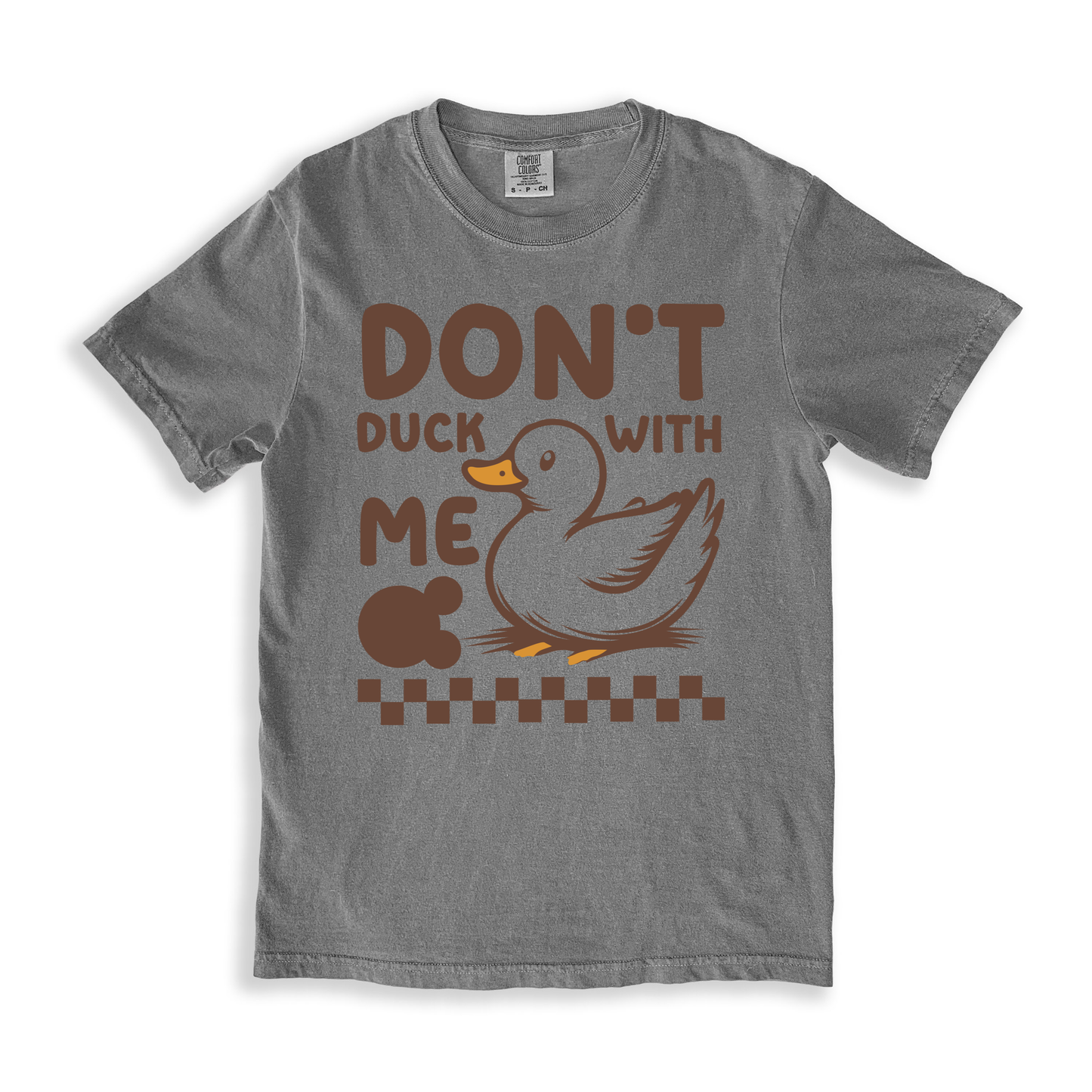 Don_t Duck With Me 2 T-shirt - Grey