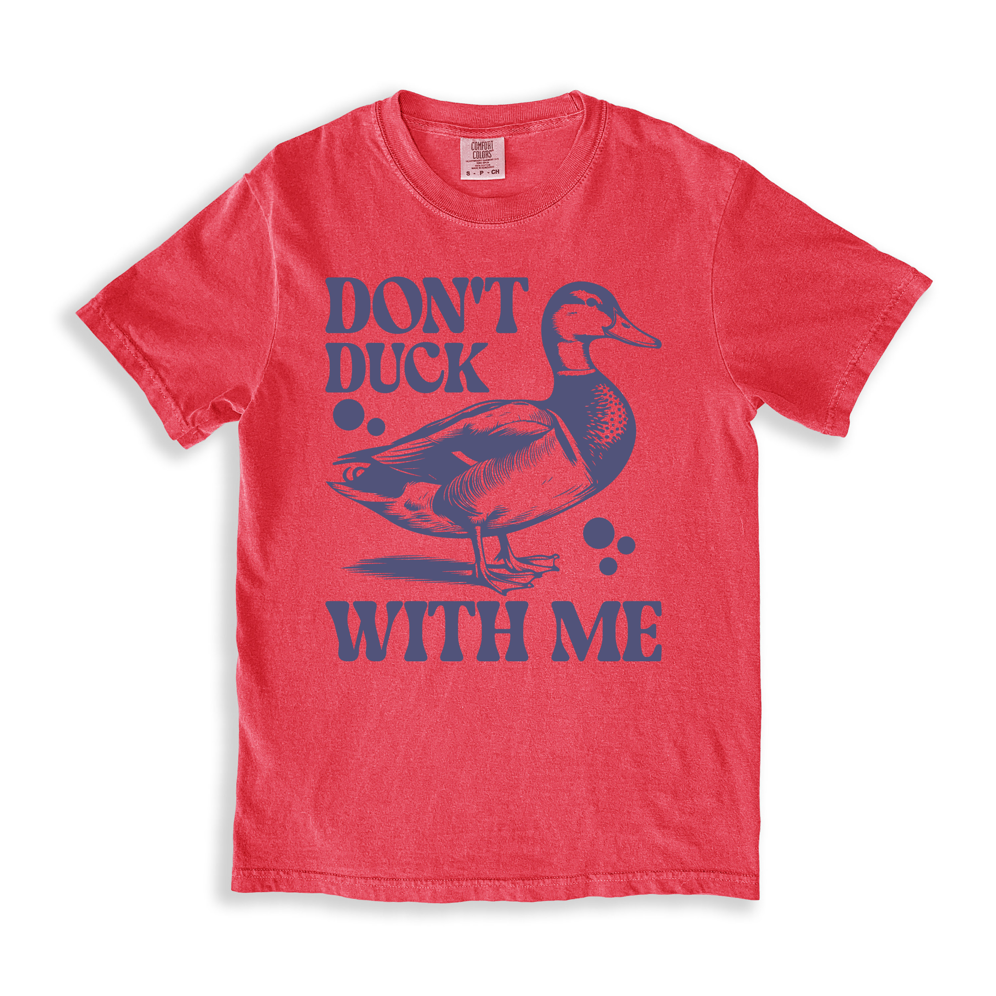 Don_t Duck With Me T-shirt - Watermelon