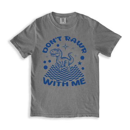 Don_t Rawr With Me 2 T-shirt - Grey