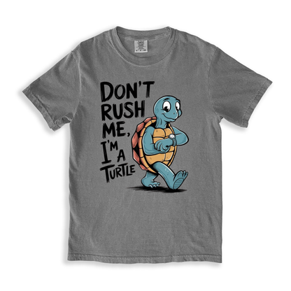 Don_t Rush Me I_m A Turtle T-shirt - Grey