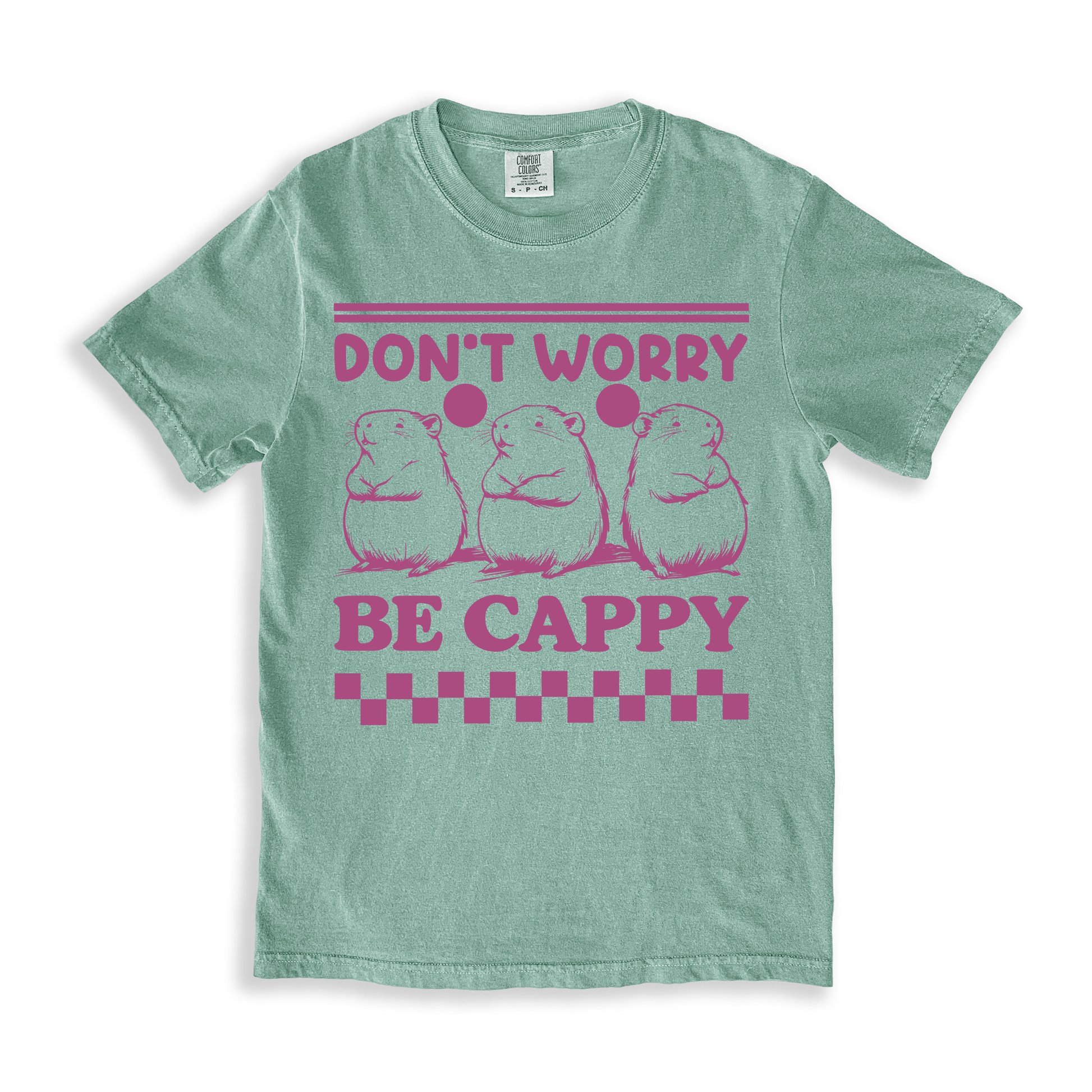 Don_t Worry Be Cappy 2 T-shirt - Bay