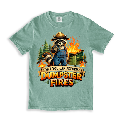 Dumpster Fires T-shirt - Bay