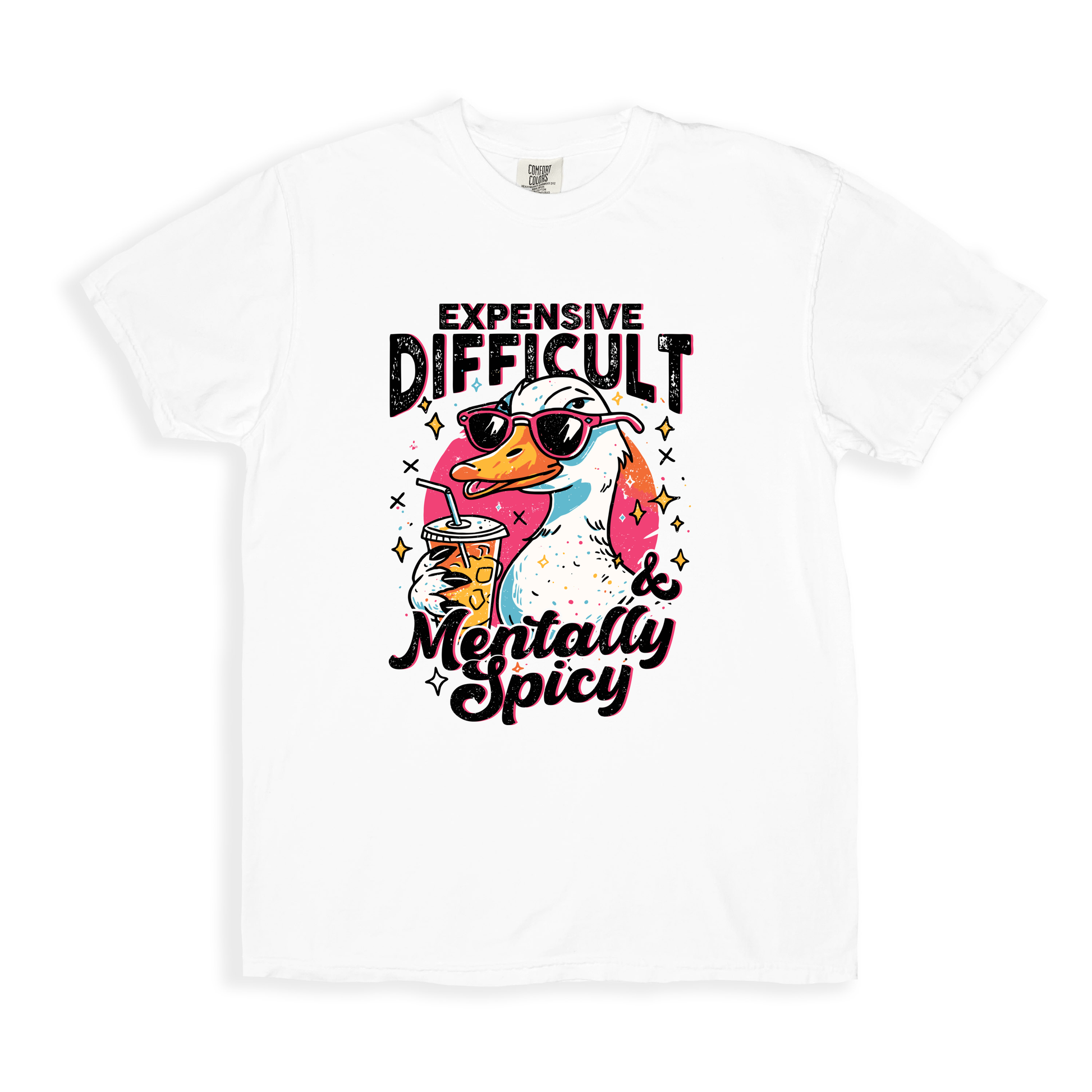 Expensive Difficult Mentally Spicy T-shirt - White