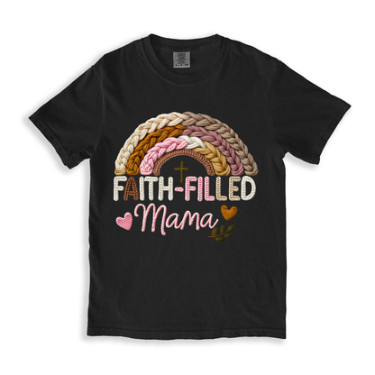 Faith-filled Mama T-shirt