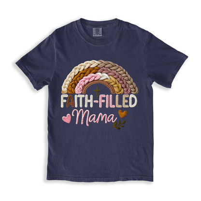 Faith-filled Mama T-shirt