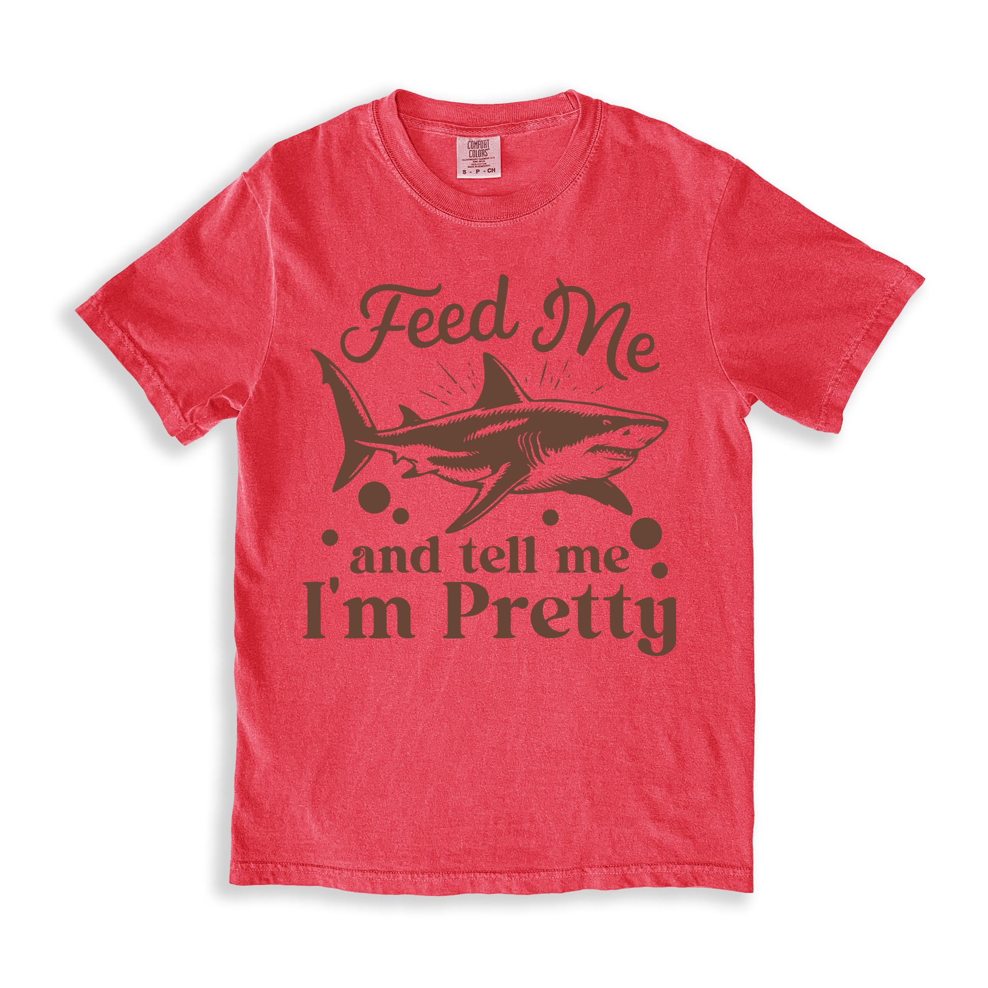 Feed Me And Tell Me I_m Pretty T-shirt - Watermelon