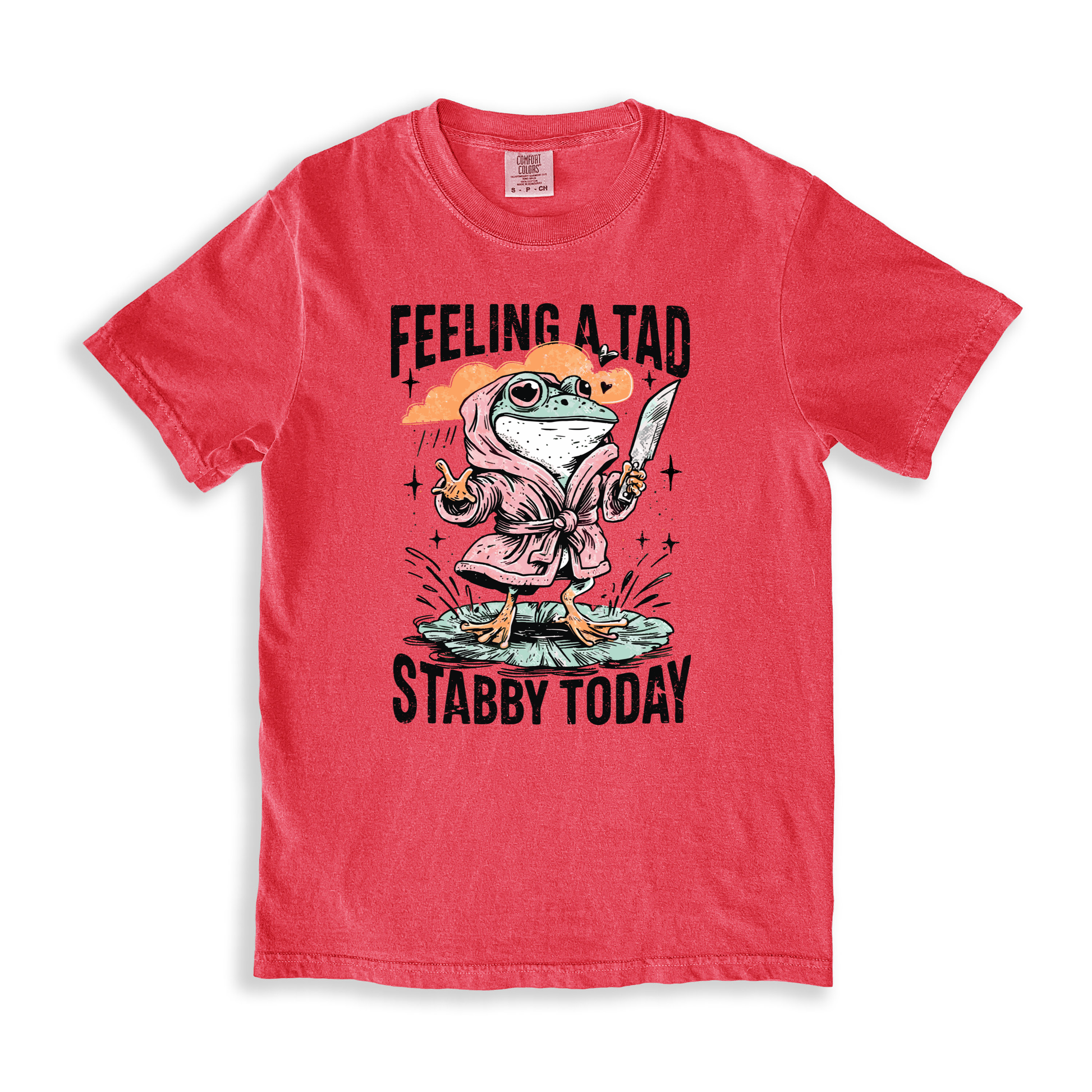 Feeling A Tab Stabby Today T-shirt - Watermelon