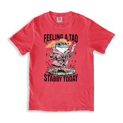Feeling A Tab Stabby Today T-shirt - Watermelon