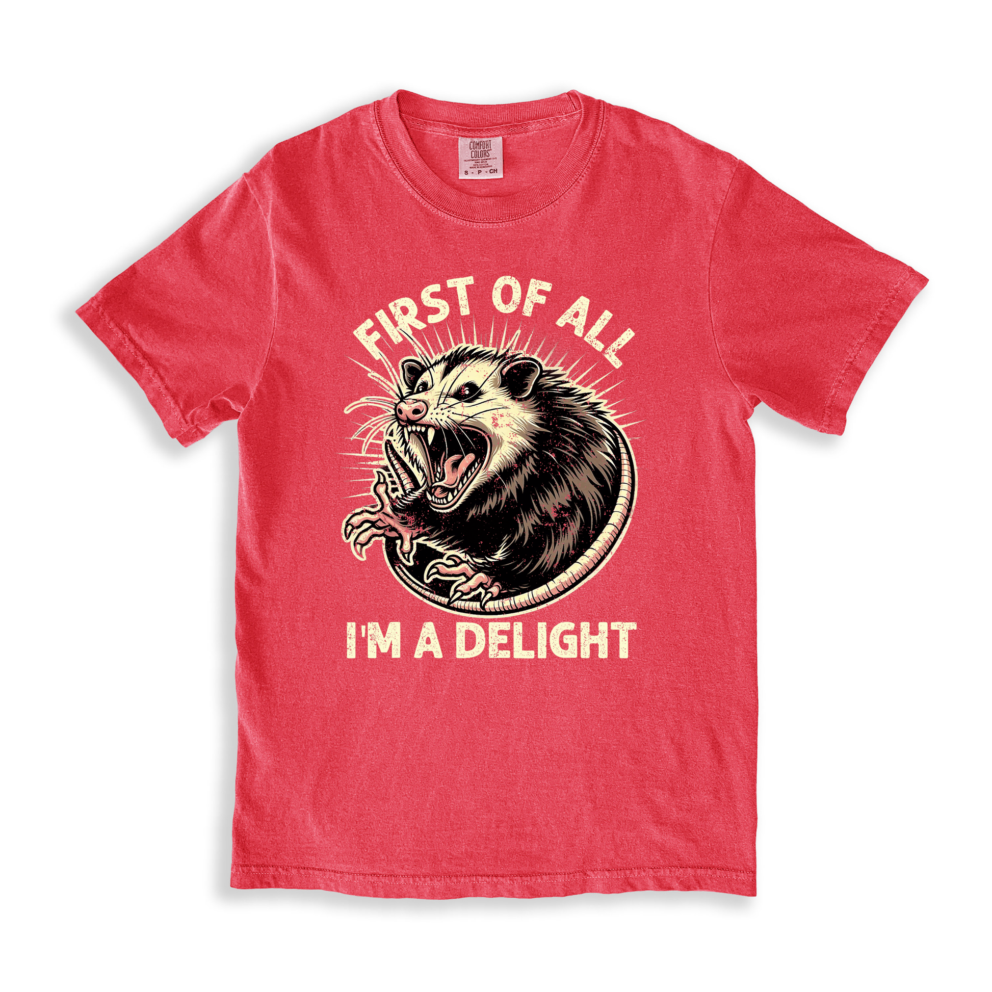 First Of All I_m A Delight 4 T-shirt - Watermelon