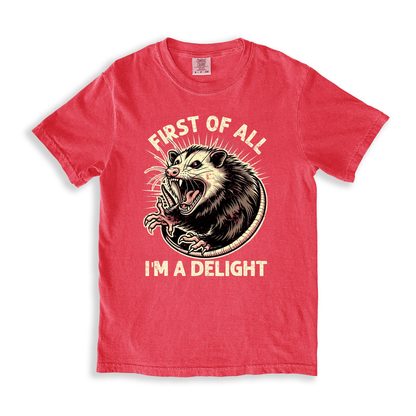 First Of All I_m A Delight 4 T-shirt - Watermelon