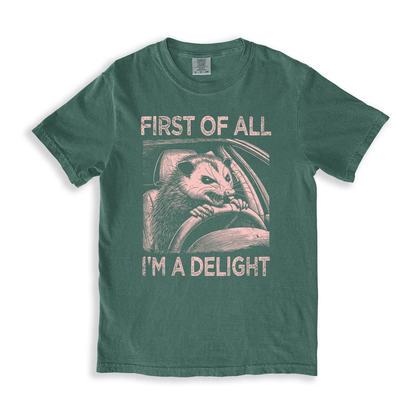First Of All I'm A Delight 5 T-shirt