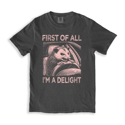 First Of All I'm A Delight 5 T-shirt